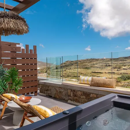 Silvair Jacuzzi Suites, Mykonos Semesterbostad Mykonos Town